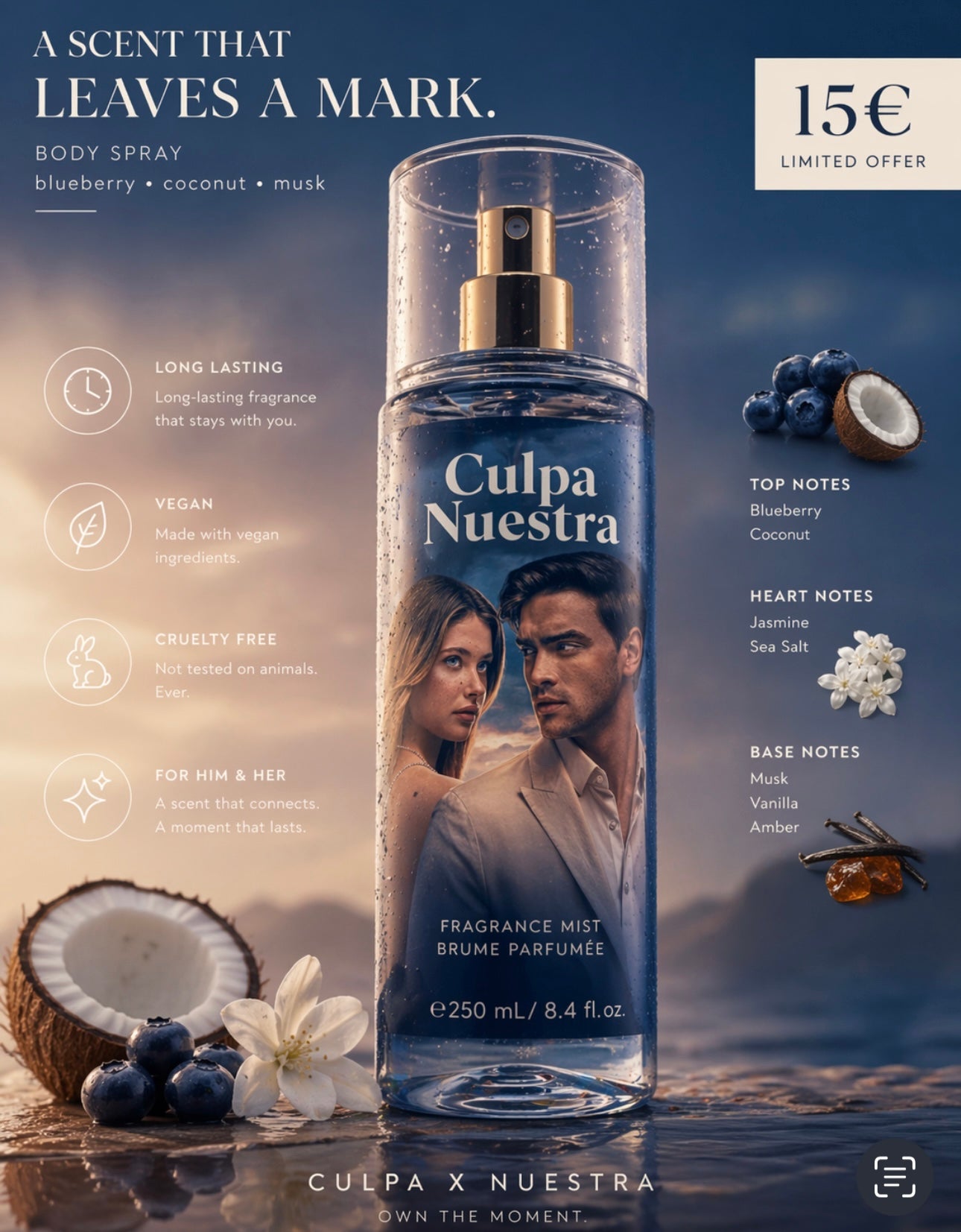 Culpa Nuestra Body Spray